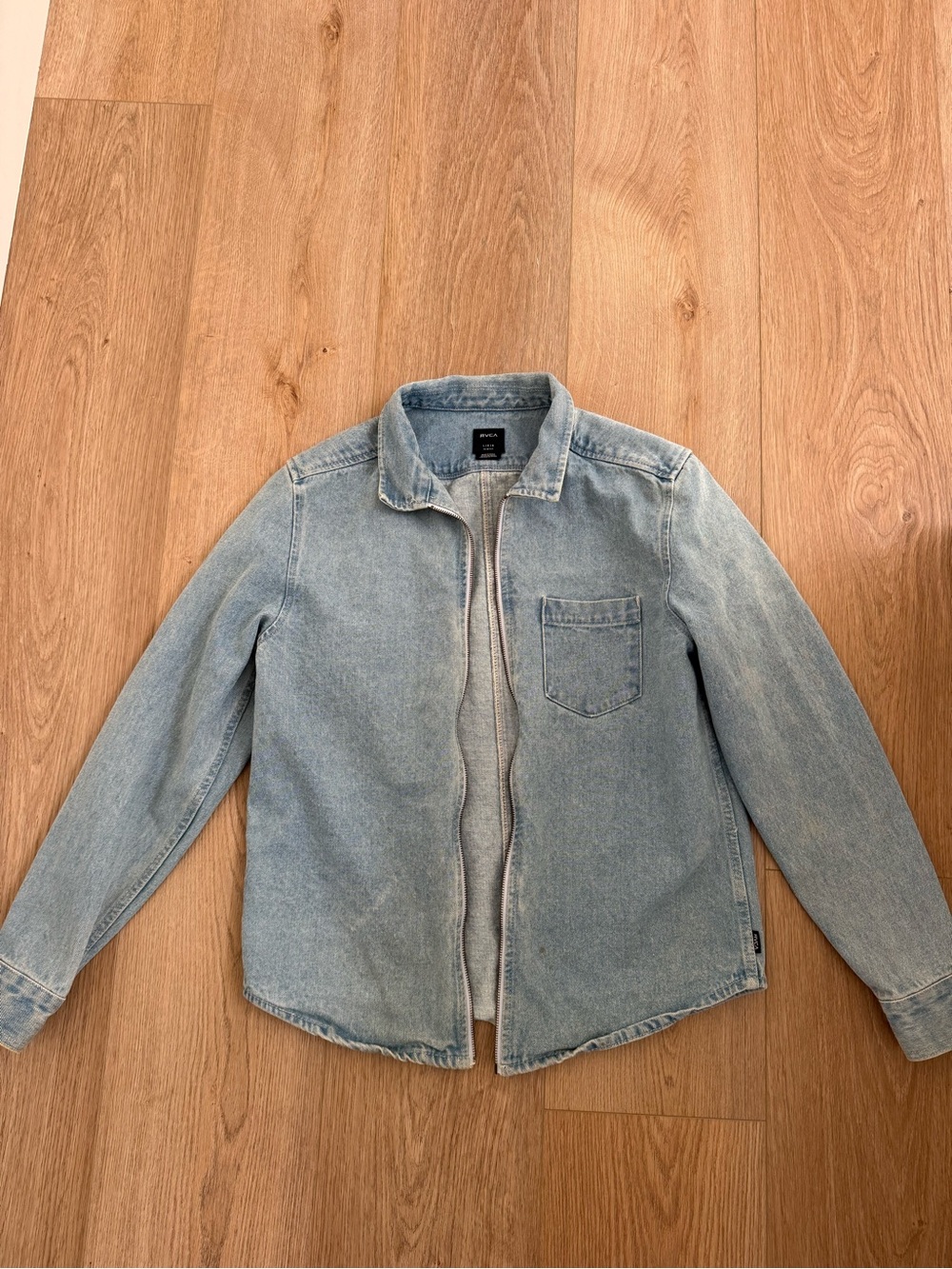 RVCA Light Blue Denim Jacket